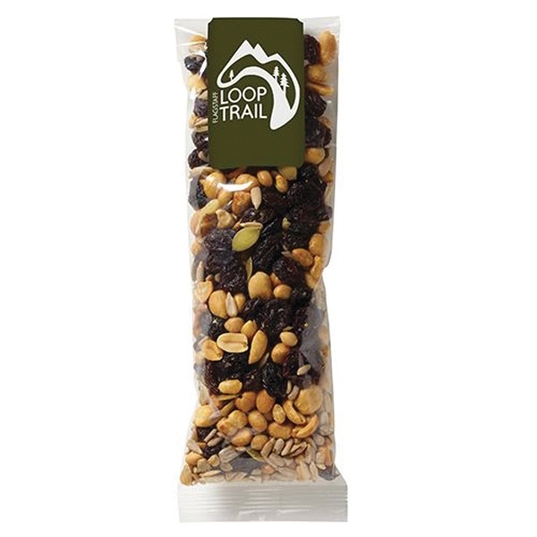 Snack pack filled with 5 oz. of trail mix; includes 4-color... from ASI 71685 Midnite Snax®