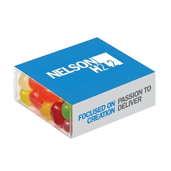 Snack box filled with 2.8 oz. of jelly beans; includes 4-color... from ASI 71685 Midnite Snax®