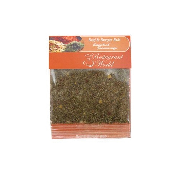 Beef and burger spices inside a gourmet food header bag... from ASI 71685 Midnite Snax®