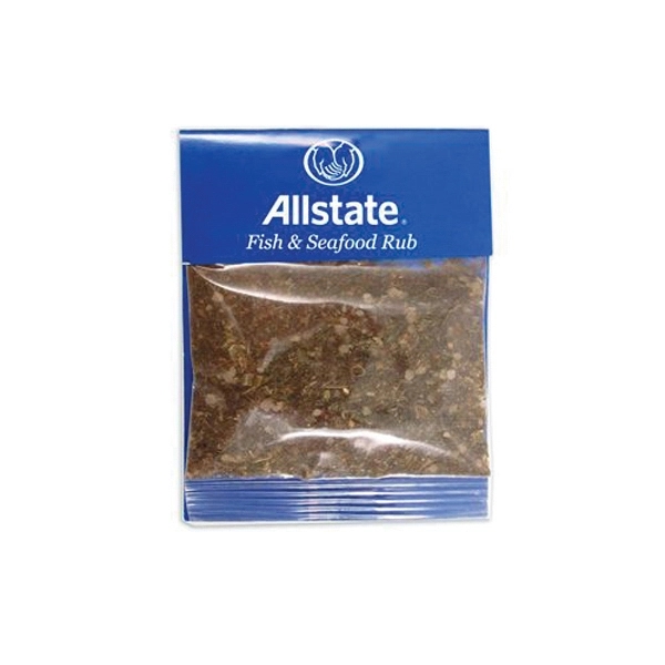 Fish and seafood spices inside a gourmet food header bag... from ASI 71685 Midnite Snax®
