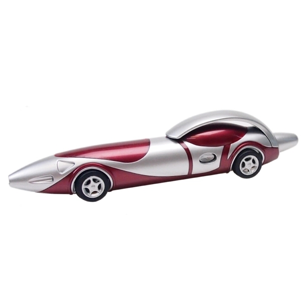 Plastic click action novelty race car pen... from ASI 31517 Admart Products / Admart Line
