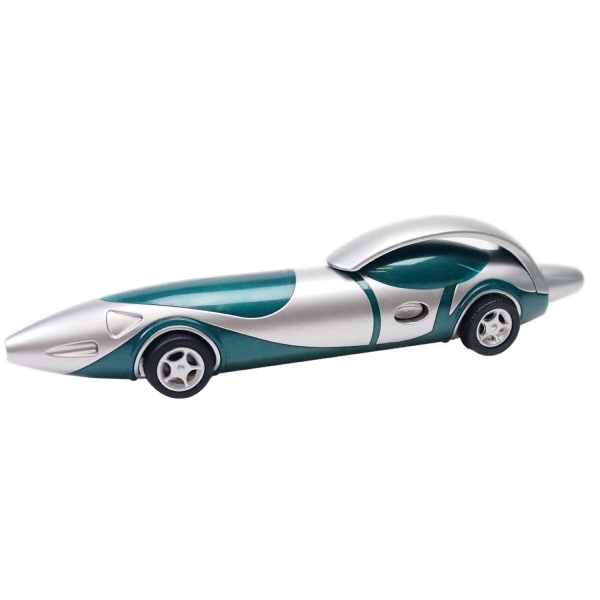 Plastic click action novelty race car pen... from ASI 31517 Admart Products / Admart Line