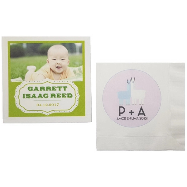 Full Color 3-ply Beverage Napkin... from ASI 31490 Admatch Corporation / Admatch-Regal