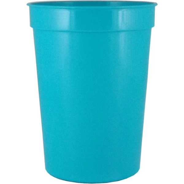 Durable 12 oz. smooth wall plastic stadium cup, perfect for events... from ASI 67075 Leprechaun Promotions, LLC / Leprechaun Promotions