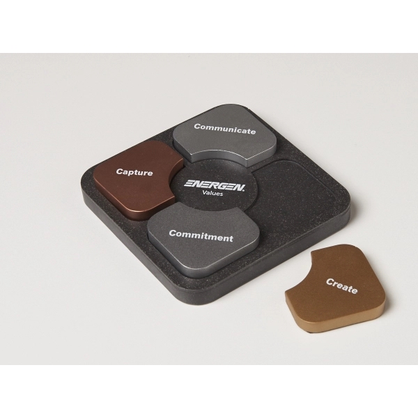 Clover desk puzzle, 5" x 5" x .75".... from ASI 89860 StoneyCreek / StoneyCreek®