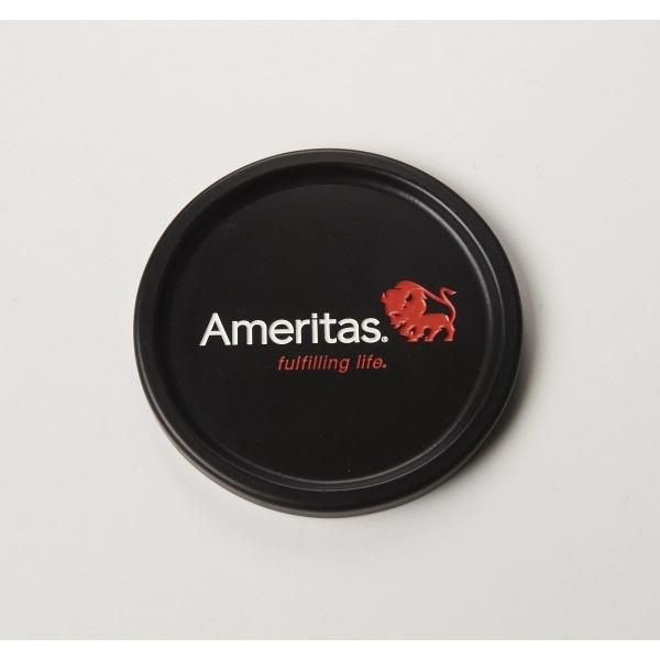 Cast stone rimmed coaster, 4" diameter x .25".... from ASI 89860 StoneyCreek / StoneyCreek®