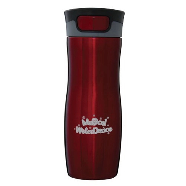 Double wall, 15 oz. stainless steel travel mug... from ASI 98766 Yanlee Trading Co Ltd
