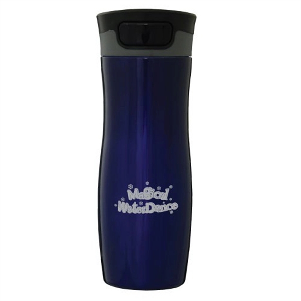 Double wall, 15 oz. stainless steel travel mug... from ASI 98766 Yanlee Trading Co Ltd