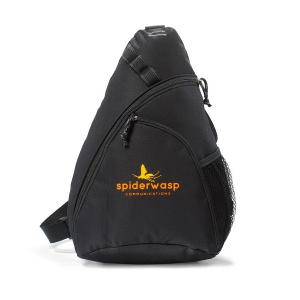 Sling bag made of 600 denier polyester with two zippered compartments,... from ASI 56070 Gemline / Gemline®
