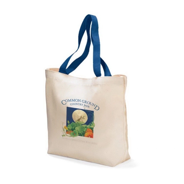 Cotton canvas tote with colored handles.... from ASI 56070 Gemline / Gemline®