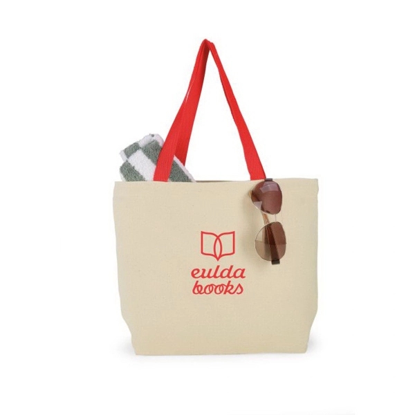 Cotton canvas tote with colored handles.... from ASI 56070 Gemline / Gemline®