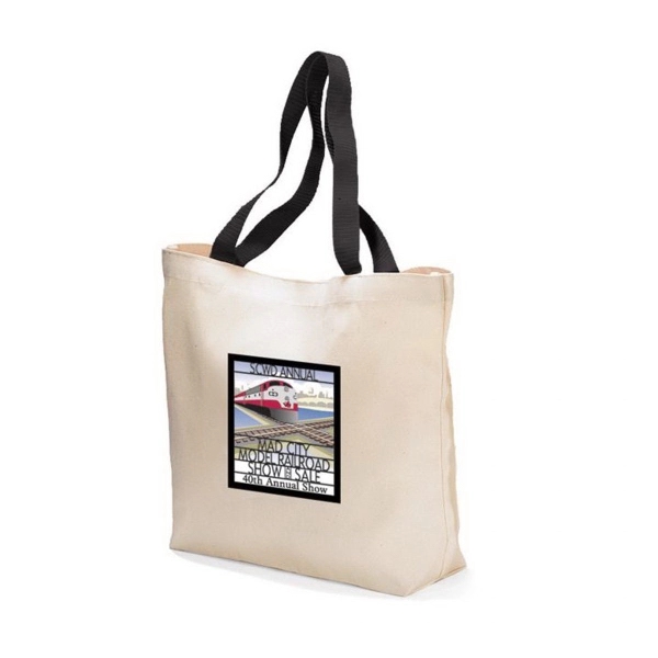 Cotton canvas tote with colored handles.... from ASI 56070 Gemline / Gemline®