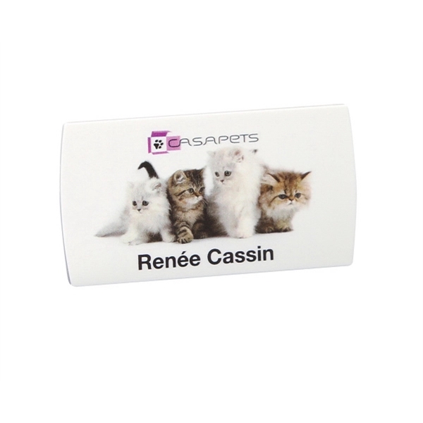 Foto badge; 2 3/4" x 1 1/2".... from ASI 79896 Promo Plastik