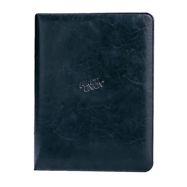 Black leather writing pad with inside flap.... from ASI 56070 Gemline / Gemline®