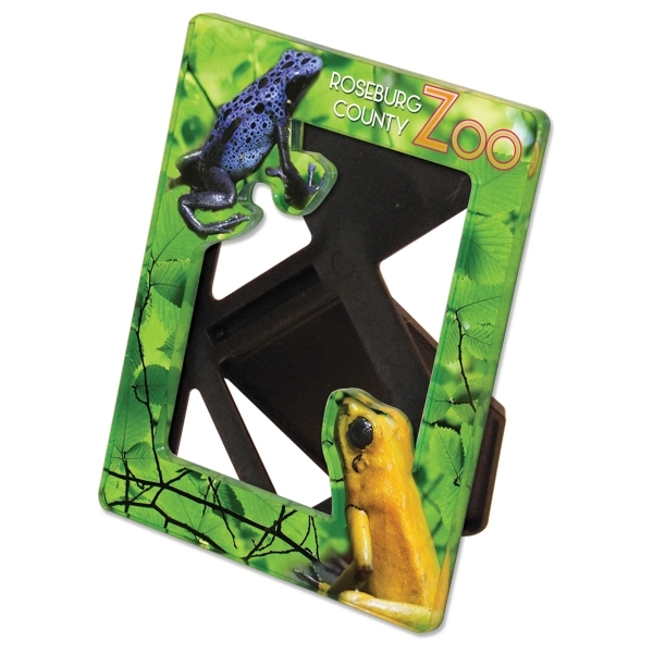 1/4" thick acrylic easel frames.... from ASI 72521 Morris Magnets / Laser Cuts