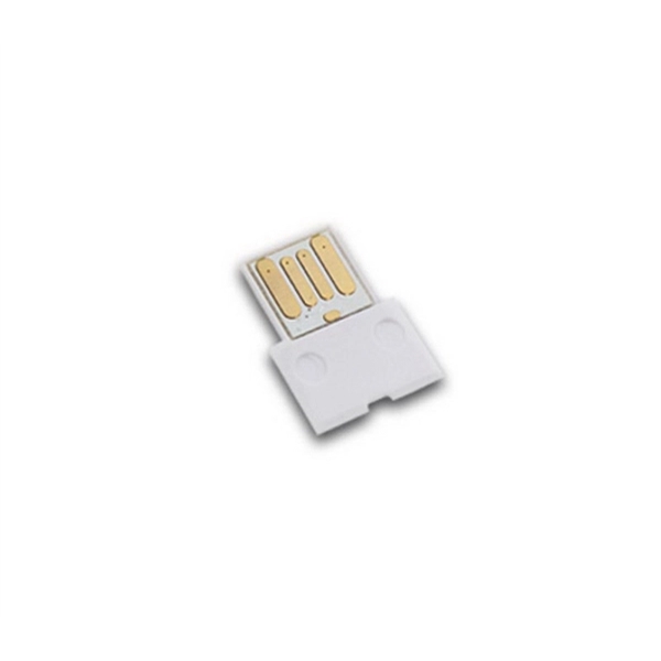 White plastic paper webkey chip that measures 0.67" x 0.98" and... from ASI 37218 Athena Promo (tm)