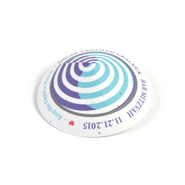 Plantable Seed Paper Kippah / Yarmulke... from ASI 40646 Bloomin Promotions / Bloomin' Promotions (TM)