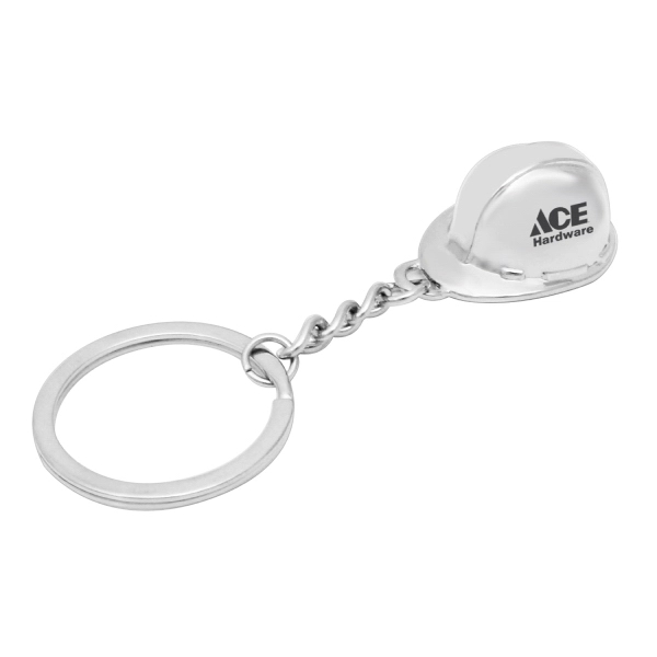 Miniature metal construction hard hat keychain.... from ASI 31517 Admart Products / Admart Line