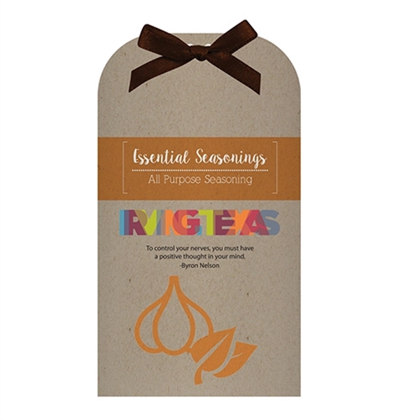 Customizable packet filled with 0.7 oz. of Adobo®  seasoning spices.... from ASI 71685 Midnite Snax®