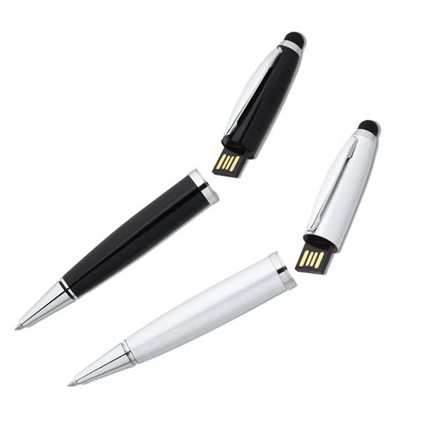 Stylus pen made of metal with USB 2.0 flash drive available... from ASI 37218 Athena Promo (tm)