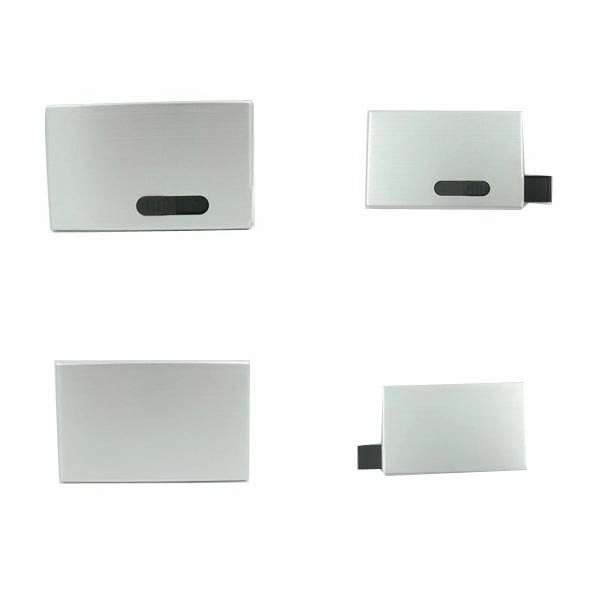 Credit card shaped USB 2.0 flash drive with a metal appearance... from ASI 37218 Athena Promo (tm)