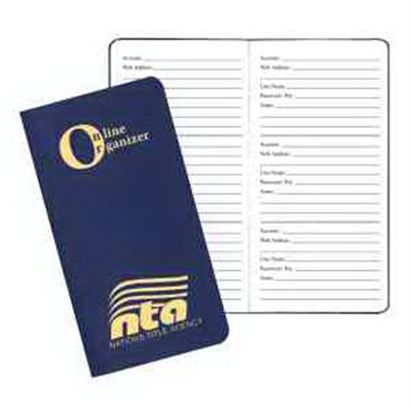 Online/Password Organizer Pocket sized with Leatherette cover 16 pages 3 1/2"... from ASI 76575 Payne Publishers Inc / Payne Publishers