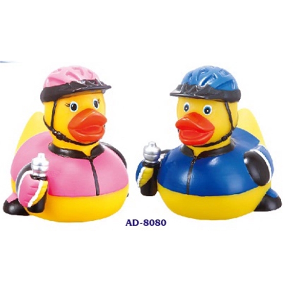 Rubber Cyclist Duck... from ASI 31977 Adline Industries Inc