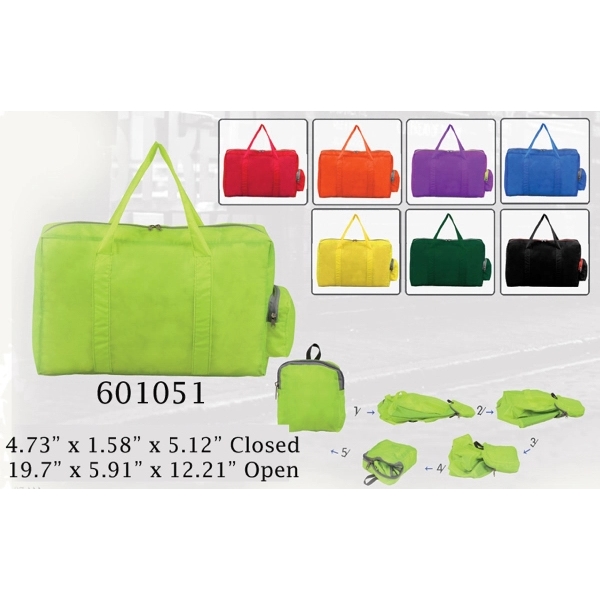 Compact Folding Bags - One color imprint included in pricing -... from ASI 62635 Inno-Vative Solutions Grp LTD