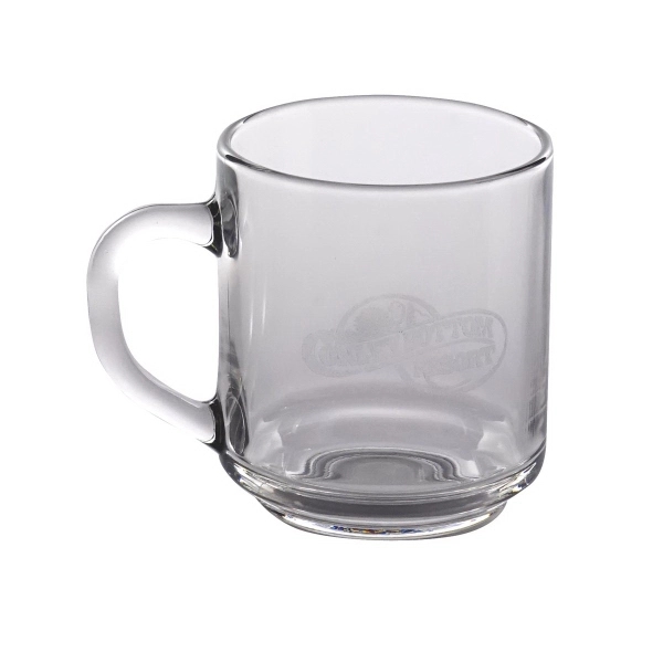10oz coffee mug custom etched product. Available in clear color only.... from ASI 65603 Kool Trends
