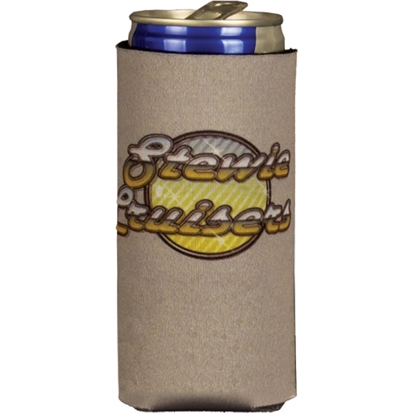This fabric energy drink holder is collapsible and holds 8.5 oz... from ASI 65603 Kool Trends