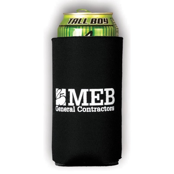 This fabric tall can holder with a single color imprint holds... from ASI 65603 Kool Trends