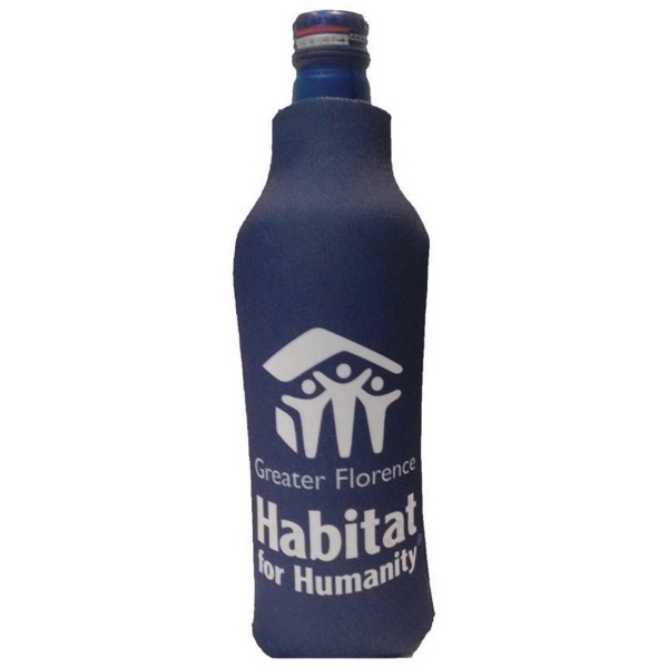 This fabric single color aluminum bottle holder holds a 16 oz... from ASI 65603 Kool Trends