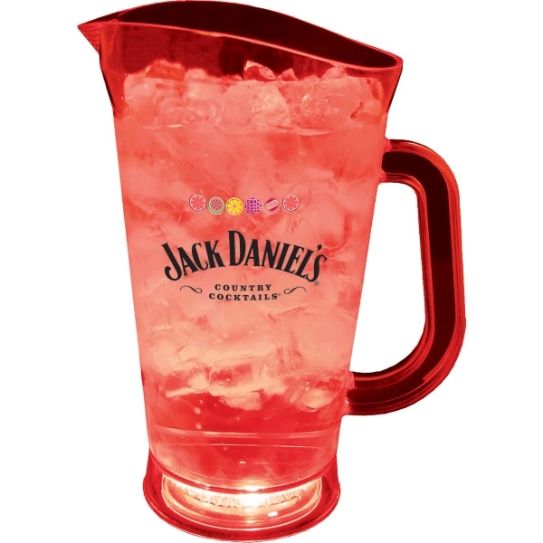 70 oz. Light-Up Textured Plastic Pitcher w/handle. 5 LED Lights, 6... from ASI 61952 Howw Mfg Co Inc / Howw USA
