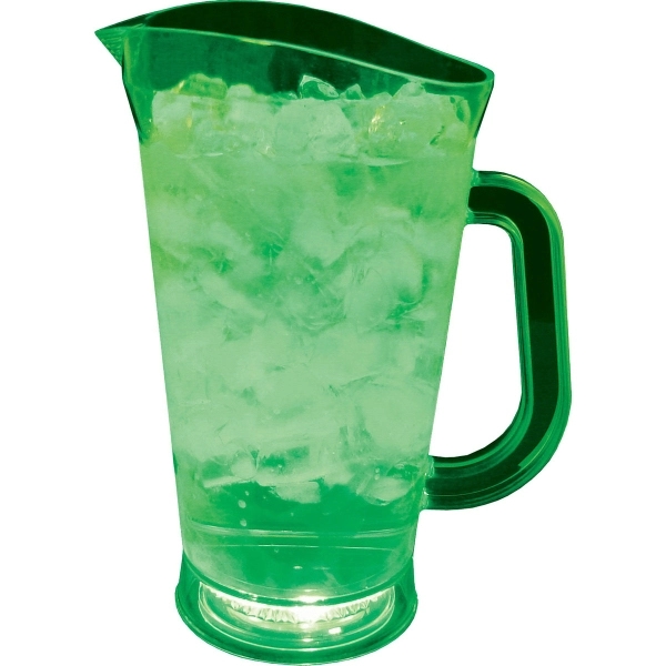 70 oz. Light-Up Textured Plastic Pitcher w/handle. 5 LED Lights, 6... from ASI 61952 Howw Mfg Co Inc / Howw USA