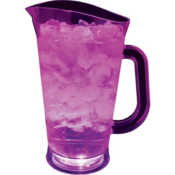 70 oz. Light-Up Textured Plastic Pitcher w/handle. 5 LED Lights, 6... from ASI 61952 Howw Mfg Co Inc / Howw USA