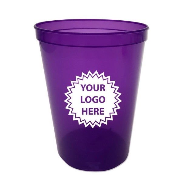 This 22 oz stadium cup comes in variety of colors. Clear... from ASI 65603 Kool Trends