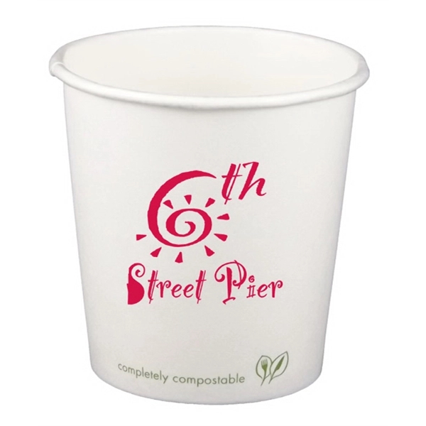 Quick Ship 4 oz. Compostable, Eco-Friendly Paper Hot Cup / Sampling... from ASI 31490 Admatch Corporation / Admatch-Regal