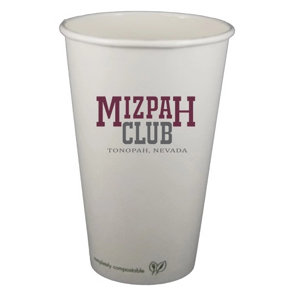 Quick Ship 16 oz. Compostable, Eco-Friendly Paper Hot Cup... from ASI 31490 Admatch Corporation / Admatch-Regal