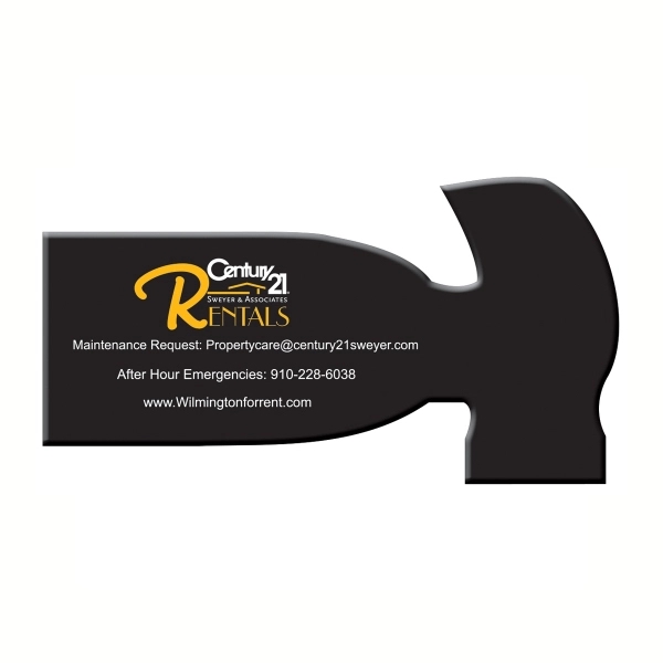 Hammer shape magnetic memo holder.... from ASI 67620 Lion Circle Corp / Lion/Circle