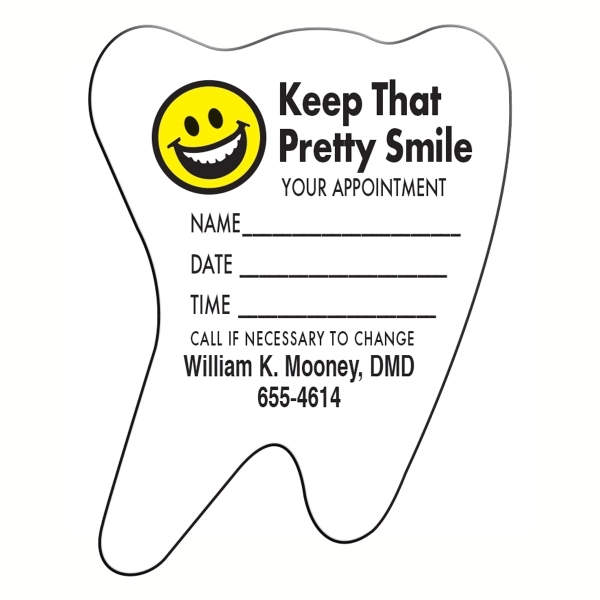 Tooth shape flexible magnetic memo holder.... from ASI 67620 Lion Circle Corp / Lion/Circle