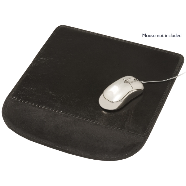 Cowhide leather mouse pad with wrist rest.... from ASI 79530 Prime Line / Prime Line