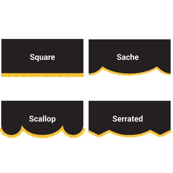 2.5' x 6' Custom Digitally Printed Parade Lead Banner with Fringe... from ASI 80228 Quinn