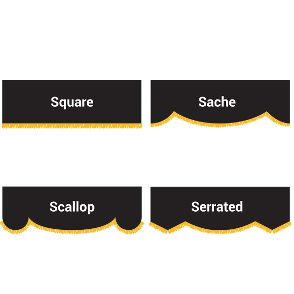 2.5' x 8' Custom Digitally Printed Parade Lead Banner with Fringe... from ASI 80228 Quinn