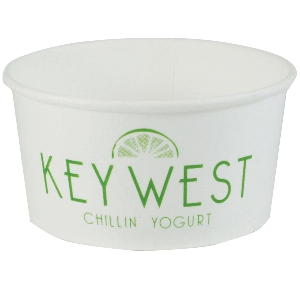 White Paper Dessert Cup.... from ASI 88200 TK Sorg's - A Div of Arch Promo Group, LLC / PETITE