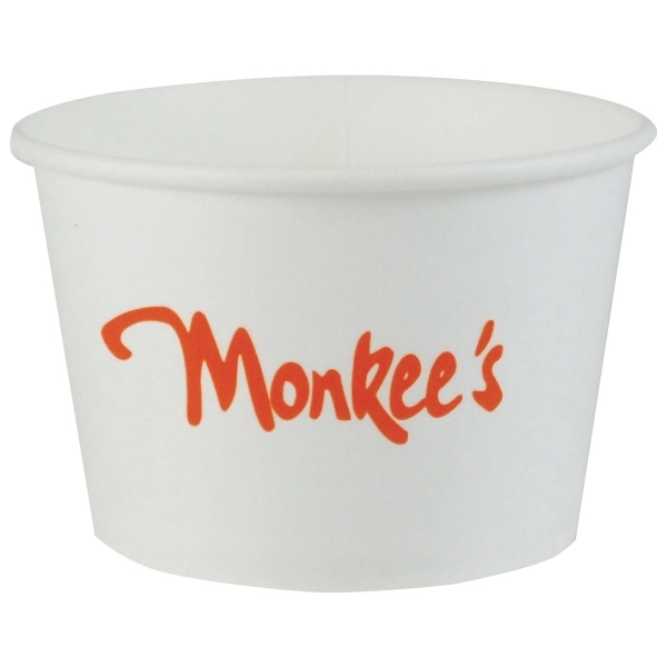 White Paper Dessert Cup.... from ASI 88200 TK Sorg's - A Div of Arch Promo Group, LLC / PETITE