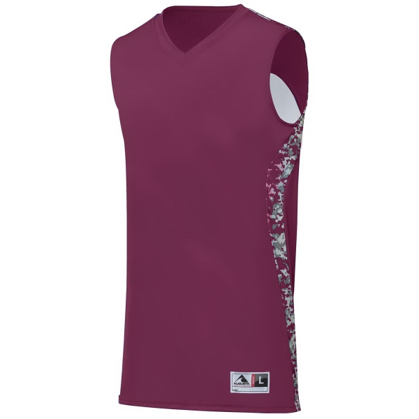 Reversible jersey made with two layers of 100% polyester wicking knit... from ASI 37461 Augusta Sportswear