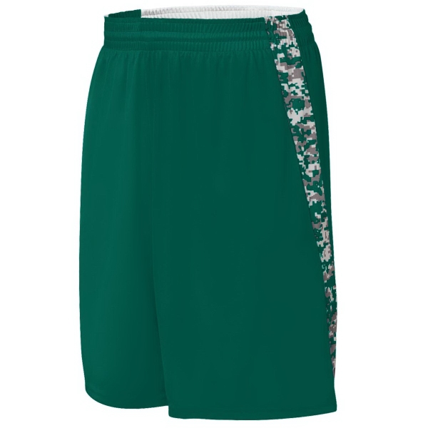 Reversible shorts made of 100% polyester knit with moisture wicking and... from ASI 37461 Augusta Sportswear