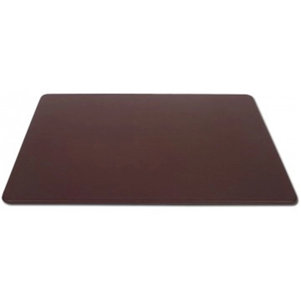 Desk mat made of leatherette material in chocolate brown and measuring... from ASI 48125 Dacasso / DaCasso