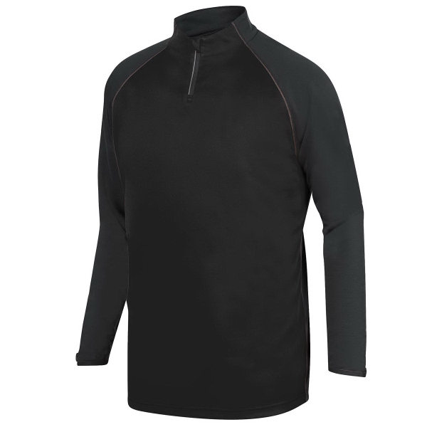 100% polyester quarter-zip pullover top with reflective tape and contrast color... from ASI 37461 Augusta Sportswear