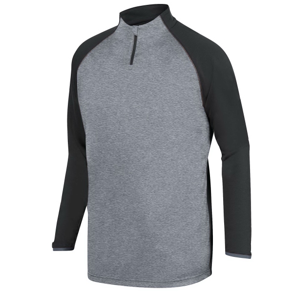 100% polyester quarter-zip pullover top with reflective tape and contrast color... from ASI 37461 Augusta Sportswear